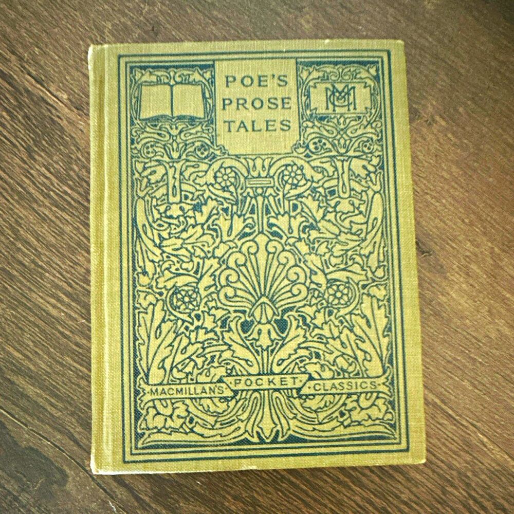 Edgar Allan Poe Selections from the Prose Tales Macmillan Pocket 1913 book